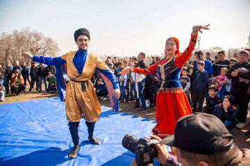 Наурыз на стадионе "Алаш"